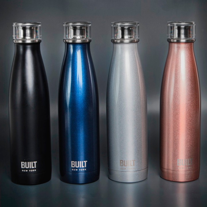 BUILT Perfect Seal Termoflaske 0,5 L Silver