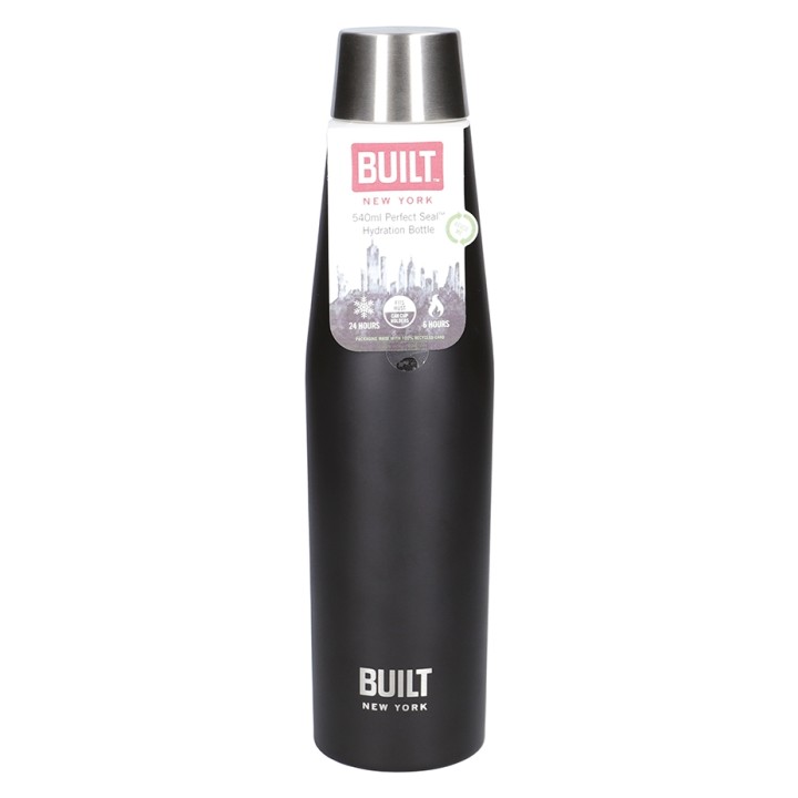 BUILT Perfect Seal Termoflaske 0,54 L Black