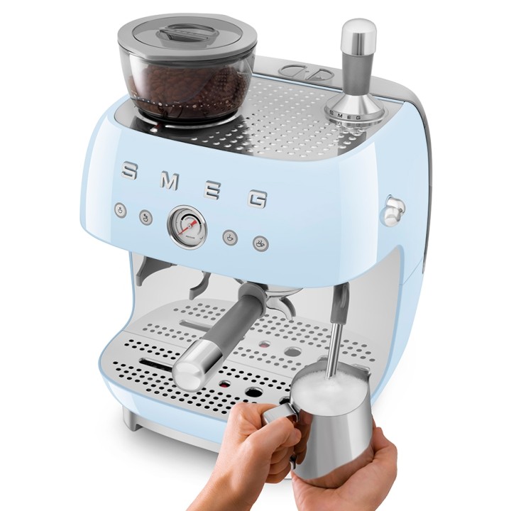 Smeg EGF03PBEU Manuel espressomaskine Inkl. Kværn Pastelblå