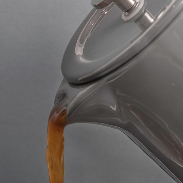 La Cafetière Barcelona 6 Kop. Stempelkande Inkl. Krus Cool Grey La Cafetière Barcelona 6 Kop. Stempelkande Inkl. Krus Cool Grey