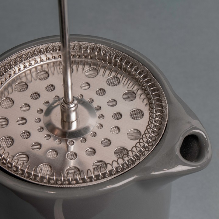 La Cafetière Barcelona 6 Kop. Stempelkande Inkl. Krus Cool Grey La Cafetière Barcelona 6 Kop. Stempelkande Inkl. Krus Cool Grey