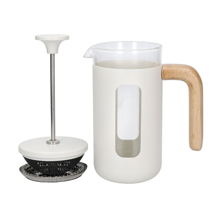 La Cafetière Pisa 3 Kop. Stempelkande Hvid La Cafetière Pisa 3 Kop. Stempelkande Hvid