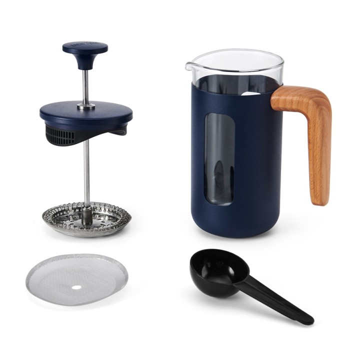 La Cafetière Pisa 3 Kop. Stempelkande Navy La Cafetière Pisa 3 Kop. Stempelkande Navy