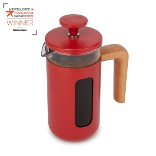 La Cafetière Pisa 3 Kop. Stempelkande Rød La Cafetière Pisa 3 Kop. Stempelkande Rød