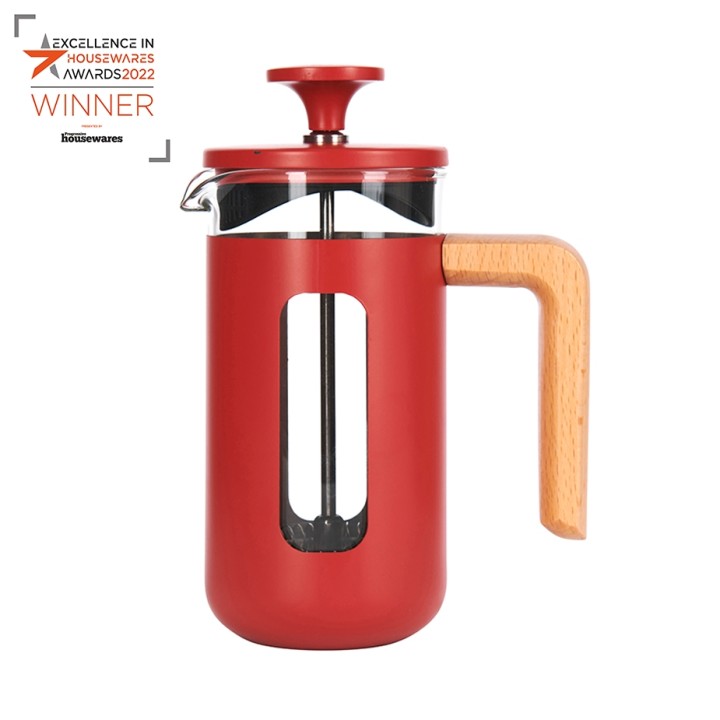 La Cafetière Pisa 3 Kop. Stempelkande Rød La Cafetière Pisa 3 Kop. Stempelkande Rød