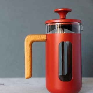 La Cafetière Pisa 3 Kop. Stempelkande Rød La Cafetière Pisa 3 Kop. Stempelkande Rød