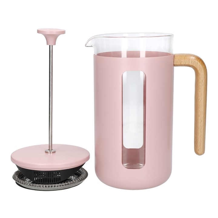 La Cafetière Pisa 8 Kop. Stempelkande Pink La Cafetière Pisa 8 Kop. Stempelkande Pink