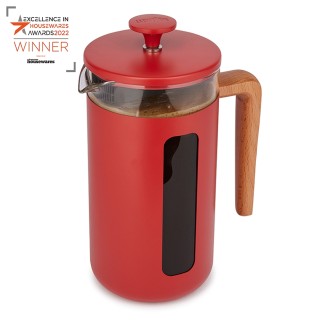 La Cafetière Pisa 8 Kop. Stempelkande Rød La Cafetière Pisa 8 Kop. Stempelkande Rød