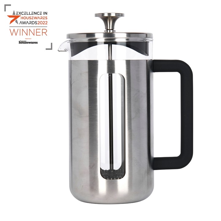 La Cafetière Pisa 8 Kop. Stempelkande Rustfrit Stål La Cafetière Pisa 8 Kop. Stempelkande Rustfrit Stål