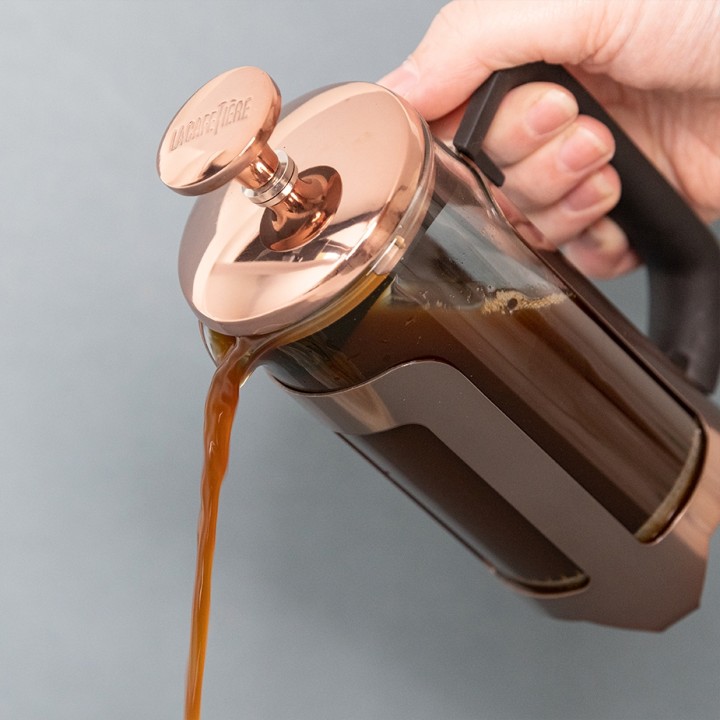 La Cafetière Roma 3 Kop. Stempelkande Kobber La Cafetière Roma 3 Kop. Stempelkande Kobber