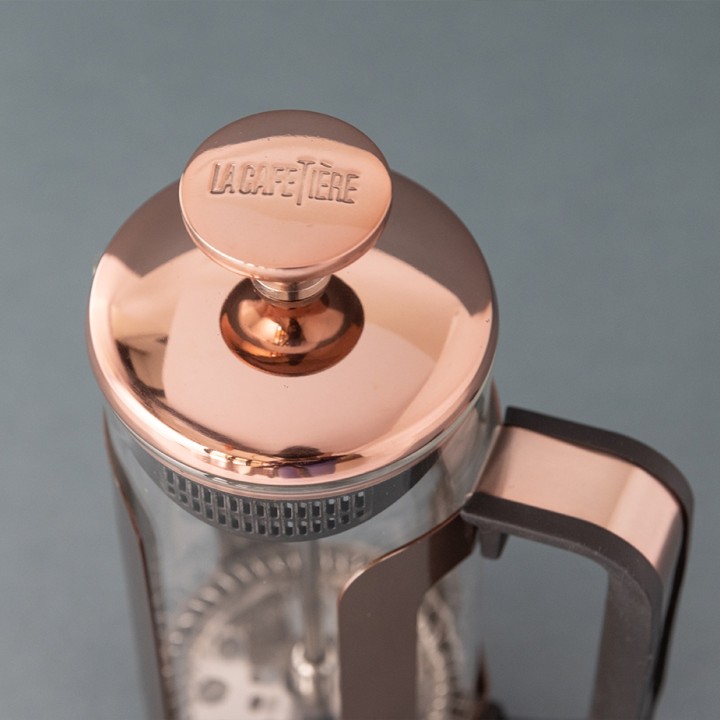 La Cafetière Roma 3 Kop. Stempelkande Kobber La Cafetière Roma 3 Kop. Stempelkande Kobber