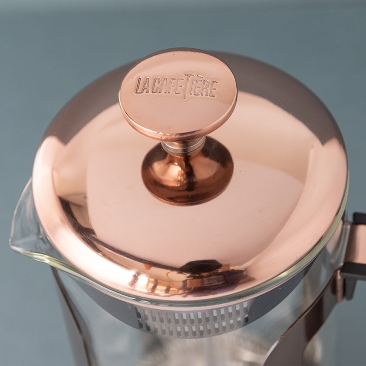 La Cafetière Roma 8 Kop. Stempelkande Kobber La Cafetière Roma 8 Kop. Stempelkande Kobber