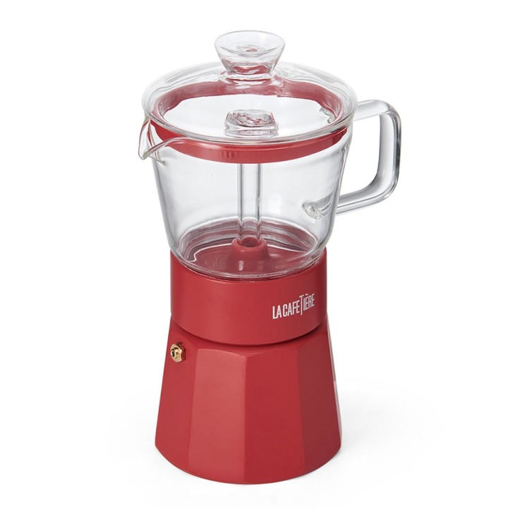 La Cafetière Verona 6 Kop. Espressokande Rød