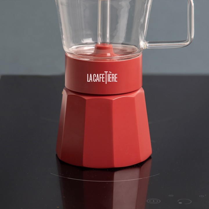 La Cafetière Verona 6 Kop. Espressokande Rød
