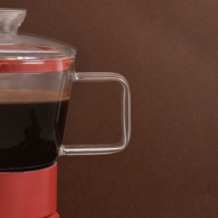 La Cafetière Verona 6 Kop. Espressokande Rød