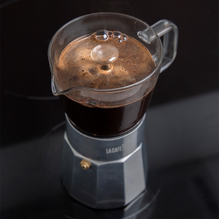 La Cafetière Verona 6 Kop. Espressokande Stål