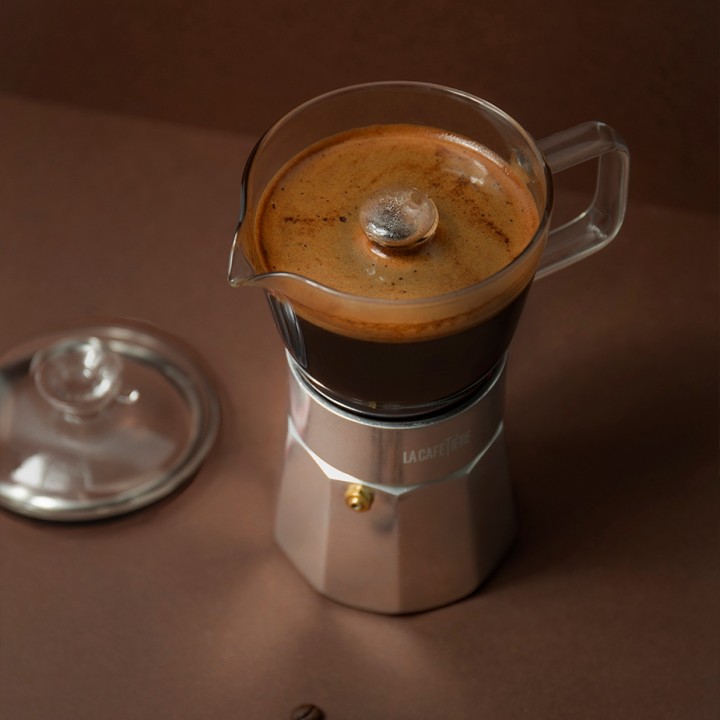 La Cafetière Verona 6 Kop. Espressokande Stål