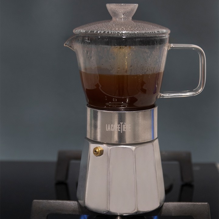 La Cafetière Verona 6 Kop. Espressokande Stål