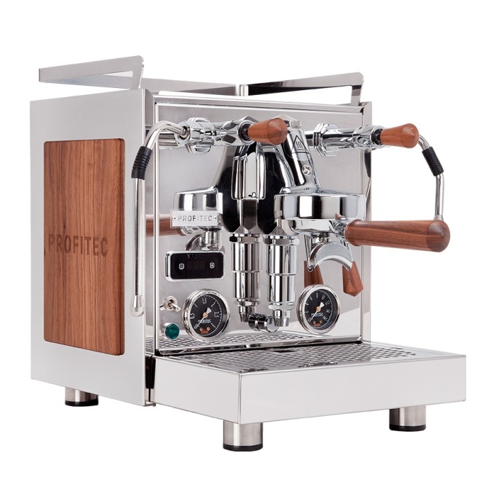 Profitec Pro 600 Devils Edition Valnøddetræ Espressomaskine Inkl. Eureka Mignon Libra Espressokværn