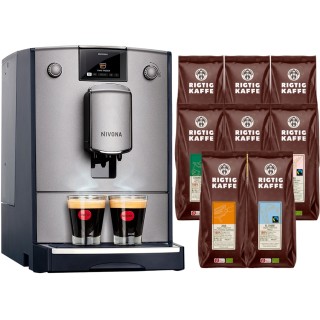 Nivona NICR 695 Titan Espressomaskine Inkl. 8x400g Rigtig Kaffe Organic