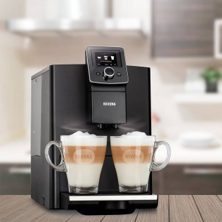 Nivona NICR 820 Espressomaskine Inkl. Mælkebeholder & 7x400g Rigtig Kaffe Organic