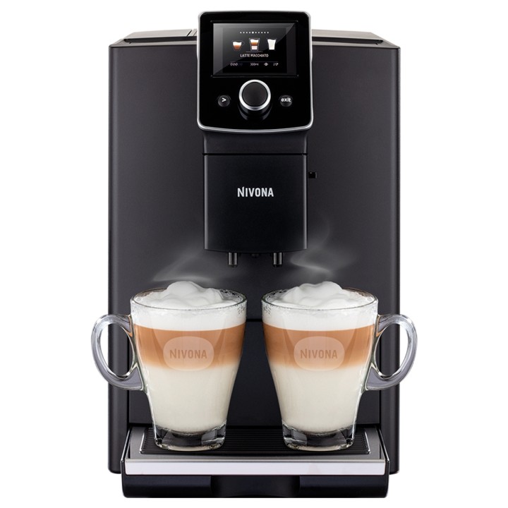 Nivona NICR 820 Espressomaskine Inkl. Mælkebeholder & 7x400g Rigtig Kaffe Organic