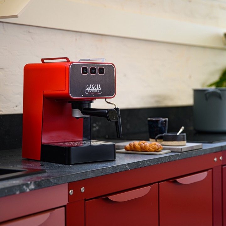 Gaggia Espresso Evolution Rød Espressomaskine