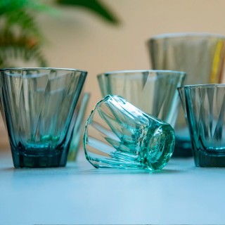 Loveramics Twisted Espresso Glas 7 cl 1 Stk Grøn Loveramics Twisted Espresso Glas 7 cl 1 Stk Grøn