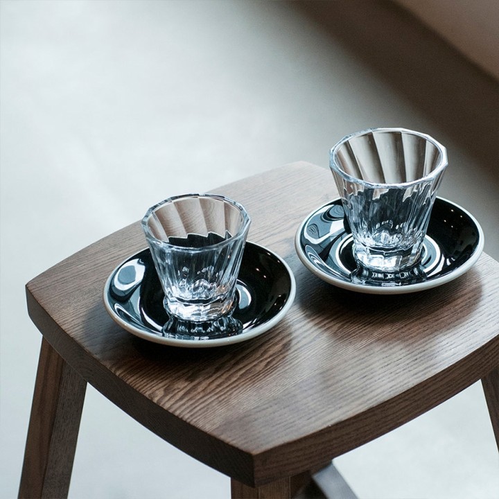 Loveramics Twisted Cortado Glas 12 cl 1 Stk Klar