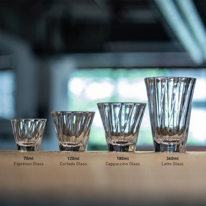 Loveramics Twisted Latte Glas 36 cl 1 Stk Sort
