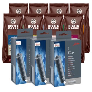 Jura Plejepakke - Claris Smart Inkl. 8x400g Rigtig Kaffe Organic Jura Plejepakke - Claris Smart Inkl. 8x400g Rigtig Kaffe Organic