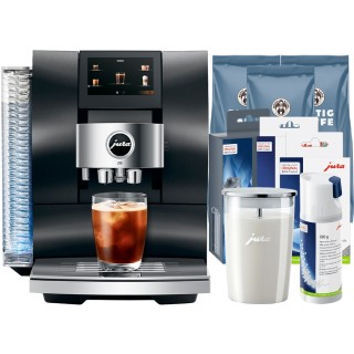 Jura Z10 (EA) Signatur Line Aluminium Dark Inox Espressomaskine Inkl. Pleje & 3kg Kaffe