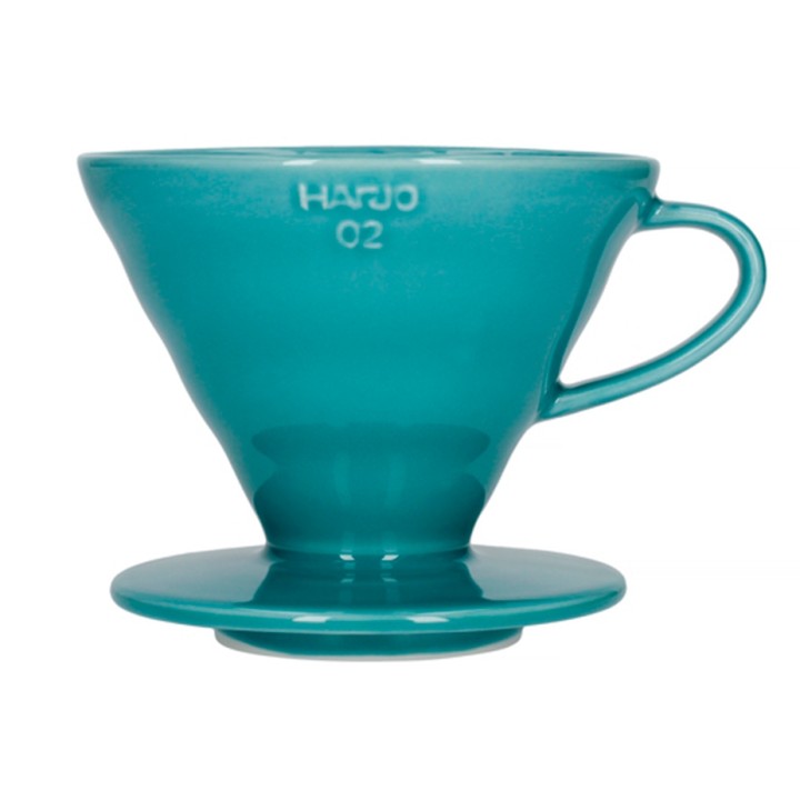 Hario V60-02 Keramik Dripper Turkis 2 Kop. Hario V60-02 Keramik Dripper Turkis 2 Kop.