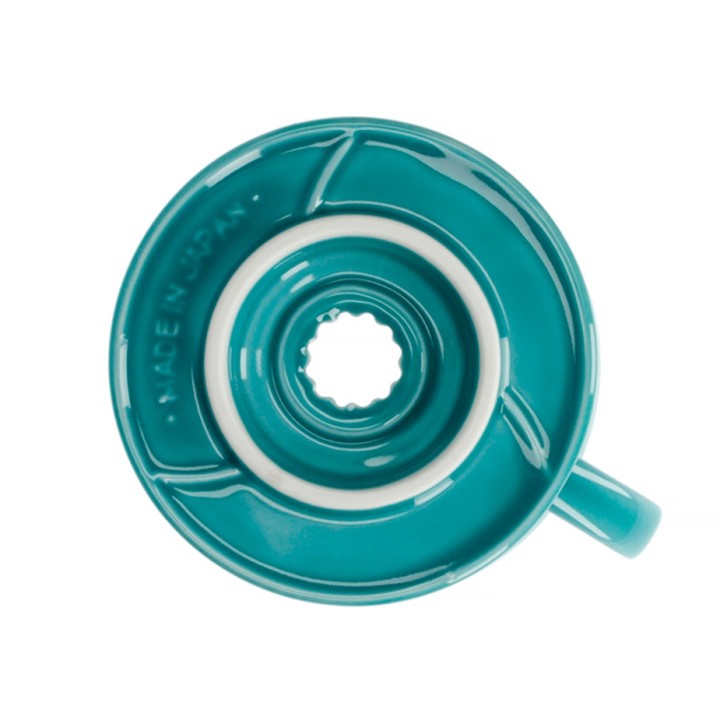 Hario V60-02 Keramik Dripper Turkis 2 Kop. Hario V60-02 Keramik Dripper Turkis 2 Kop.