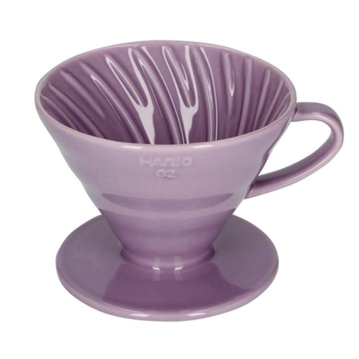 Hario V60-02 Keramik Dripper Lilla 2 Kop. Hario V60-02 Keramik Dripper Lilla 2 Kop.