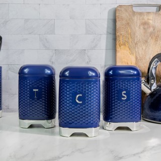 KitchenCraft Lovello Beholdere Navy 3 Stk KitchenCraft Lovello Beholdere Navy 3 Stk