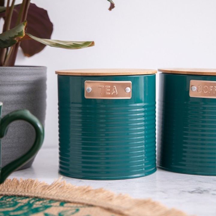 KitchenCraft Beholdere Mørkegrøn 3 Stk KitchenCraft Beholdere Mørkegrøn 3 Stk