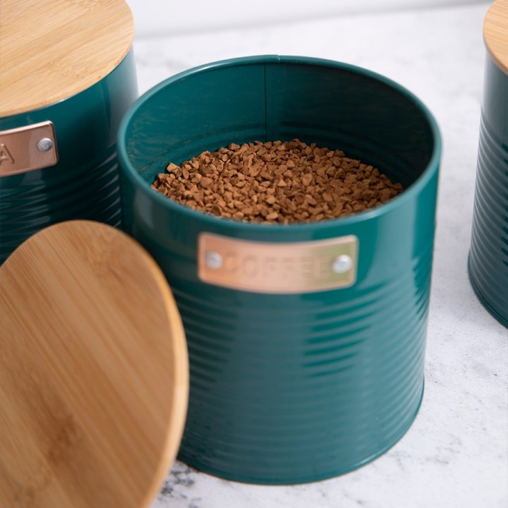 KitchenCraft Beholdere Mørkegrøn 3 Stk KitchenCraft Beholdere Mørkegrøn 3 Stk