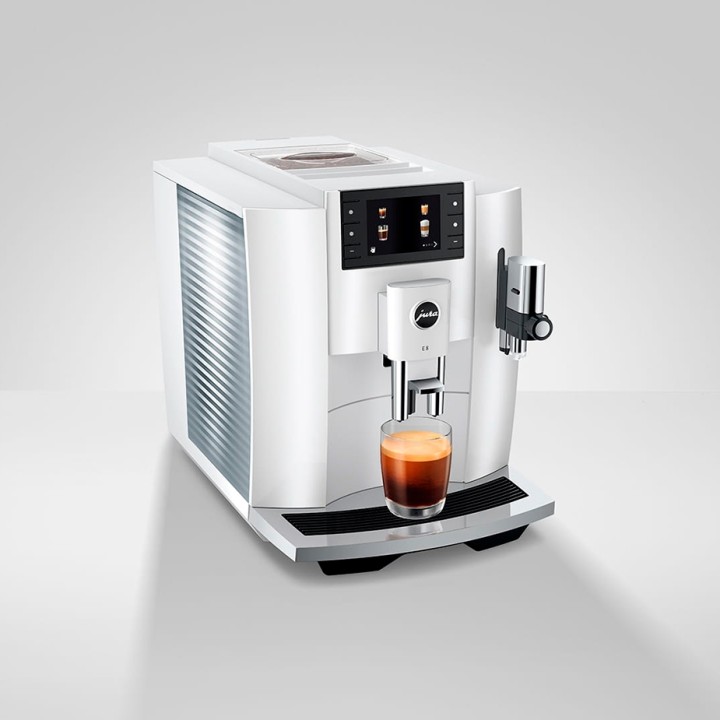 Jura E8 (EC) Piano White Espressomaskine Inkl. Startpakke