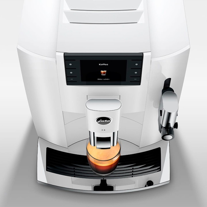 Jura E8 (EC) Piano White Espressomaskine Inkl. Startpakke