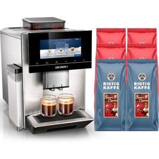 Siemens TQ905R03 EQ900 s500 Espressomaskine Inkl. 6kg Rigtig Kaffe Siemens TQ905R03 EQ900 s500 Espressomaskine Inkl. 6kg Rigtig Kaffe