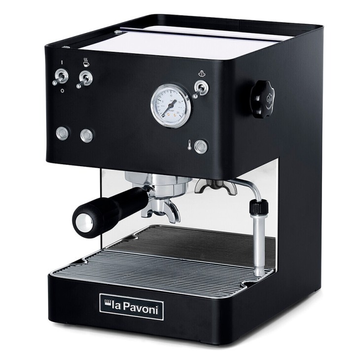 La Pavoni New Casa Bar Sort LPMCBN01EU Inkl. Baristaudstyr & Kopper