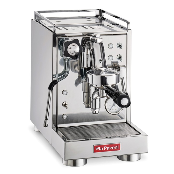 La Pavoni Mini Cellini LPSMCS01EU Inkl. Eureka Mignon Turbo Espressokværn, Baristaudstyr & Kopper