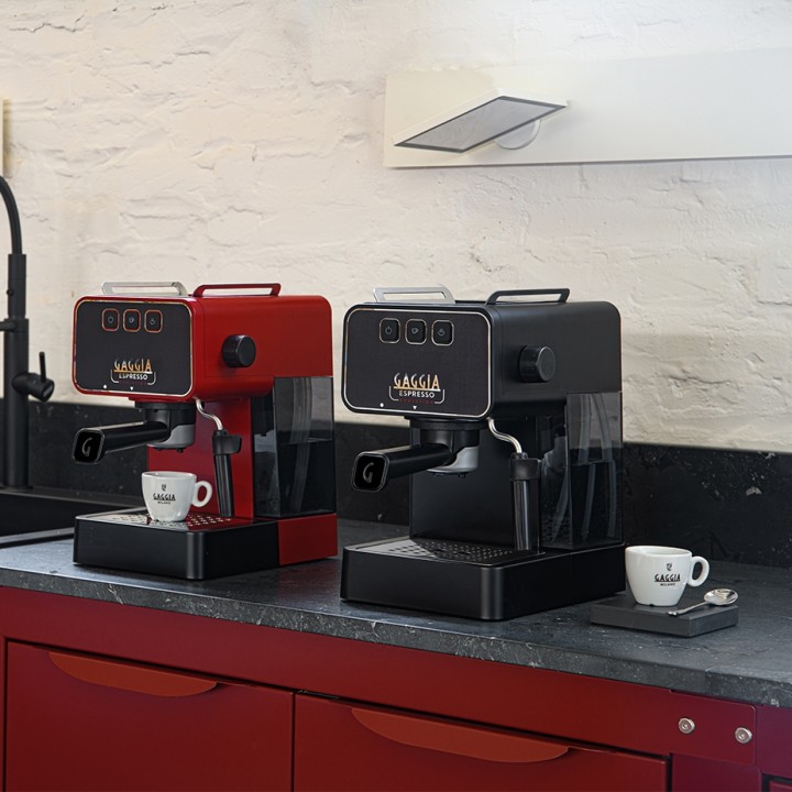 Gaggia Espresso Evolution Sort Espressomaskine Inkl. Club House Maniko Espresso 6 Stk