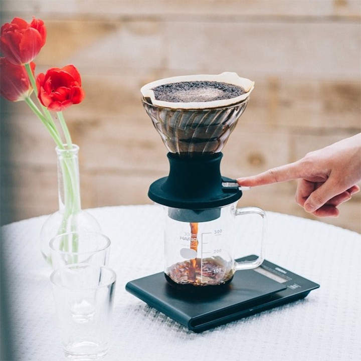 Hario Immersion Switch Filterbryg Sæt Inkl. Hario Octo Kaffemølle Hario Immersion Switch Filterbryg Sæt Inkl. Hario Octo Kaffemølle