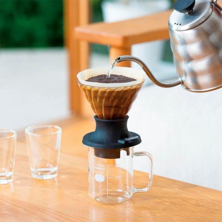 Hario Immersion Switch Filterbryg Sæt Inkl. Hario Octo Kaffemølle Hario Immersion Switch Filterbryg Sæt Inkl. Hario Octo Kaffemølle