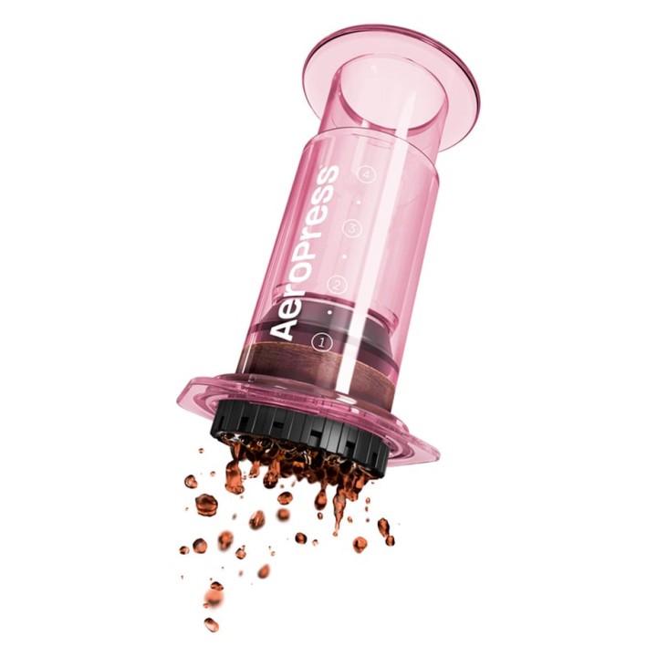 AeroPress Clear Pink Rejsebrygger AeroPress Clear Pink Rejsebrygger