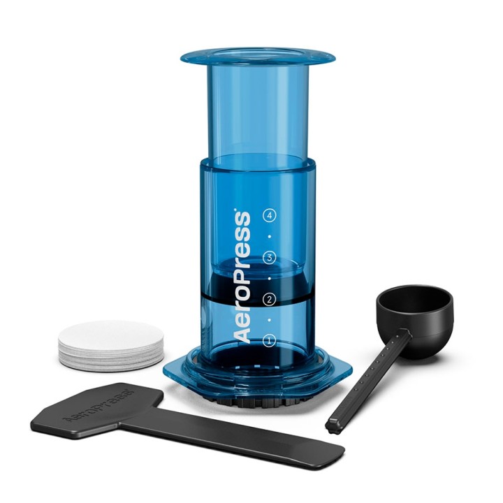 AeroPress Clear Blå Rejsebrygger AeroPress Clear Blå Rejsebrygger
