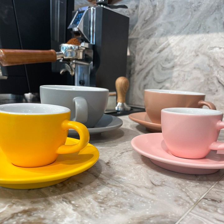 Club House Tulipano Cappuccino m. Underkop Mat Rosa 26 cl 6 Stk