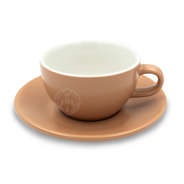 Club House Tulipano Cappuccino m. Underkop Mat Beige 26 cl 6 Stk